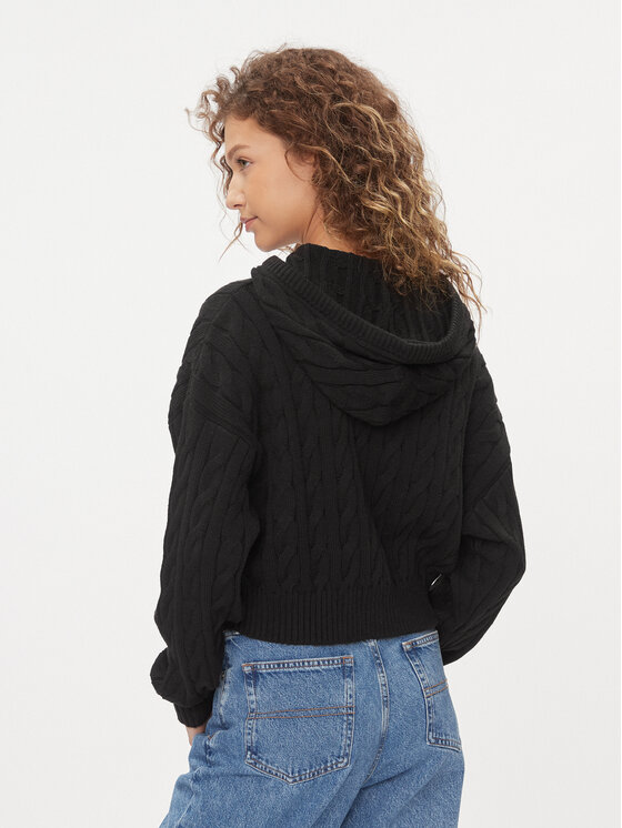 Tommy Jeans Tommy Jeans Πουλόβερ Center Flag DW0DW16528 Μαύρο Regular Fit