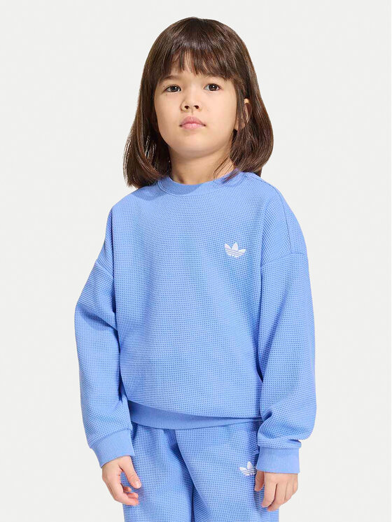 adidas adidas Sportinis kostiumas Loose Sweat Jogger Set KT1770 Mėlyna Regular Fit