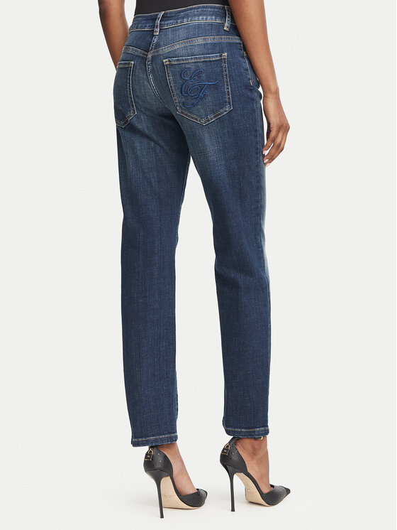 Elisabetta Franchi Elisabetta Franchi Teksad PJ-25N-66E2-V340 Tumesinine Straight Leg