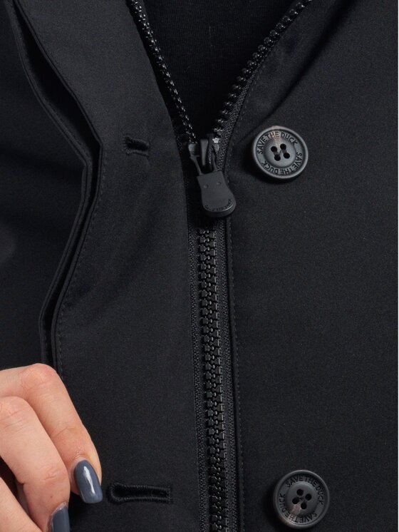 Save The Duck Save The Duck Kurtka puchowa Giubbino embie Czarny Regular Fit