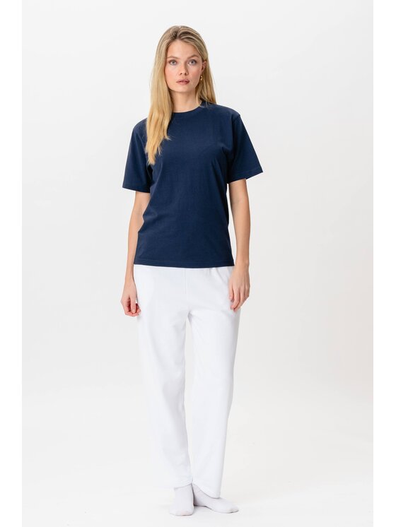 TeeShoppen TeeShoppen T-Shirt 'Oversized Collection' Granatowy Oversize