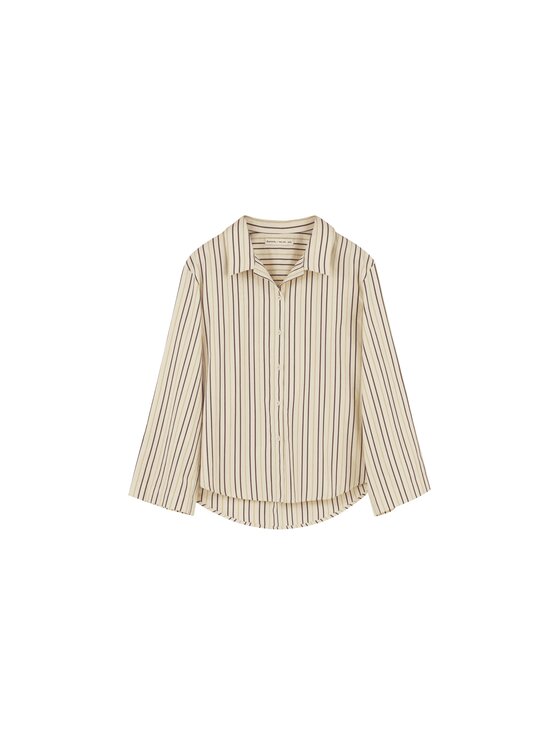 Noo.ma Noo.ma Koszulka piżamowa Tala Pyjama Shirt Żółty Regular Fit