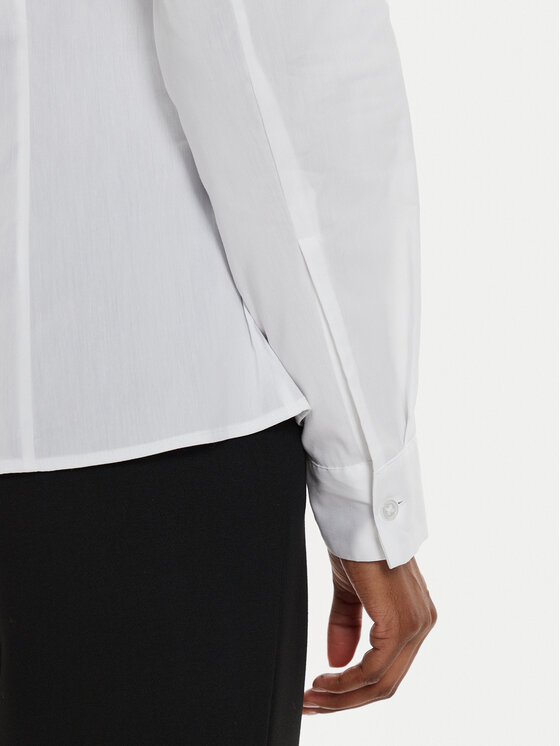 BOSS Boss Marškiniai Bashinah 50499433 Balta Slim Fit