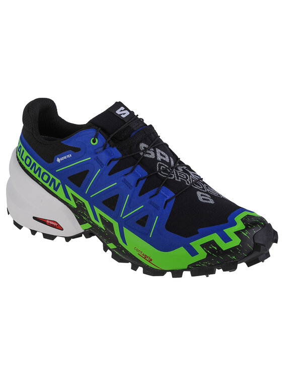, rozmiar 41/1/3, Niebieski, Salomon Spikecross 6 GTX