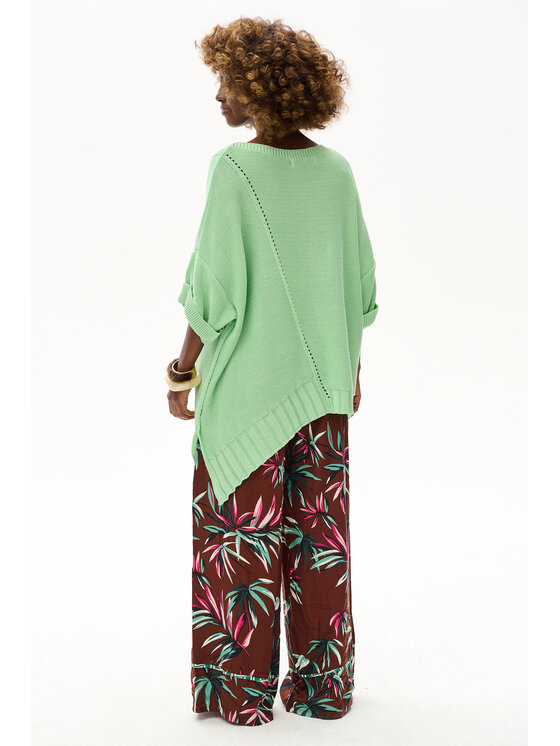 blue shadow blue shadow Sweter Gustti Zielony Regular Fit