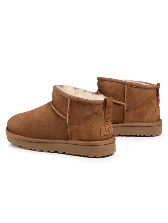 Ugg Ugg Sniego batai W Classic Ultra Mini 1116109 Ruda