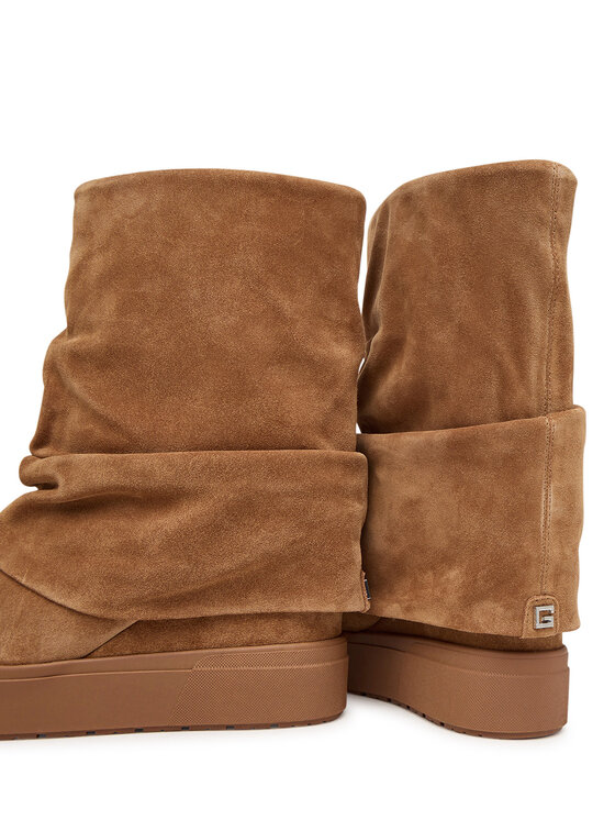 Guess Guess Botki FLFGUI SUE10 Brązowy