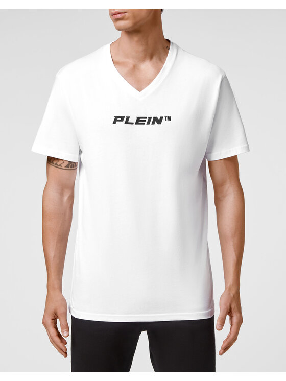PHILIPP PLEIN PHILIPP PLEIN T-Shirt 6535 Biały Regular Fit