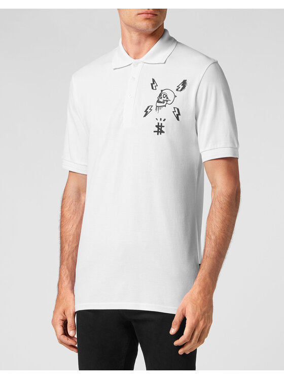 PHILIPP PLEIN PHILIPP PLEIN T-Shirt 4253 Bílá Regular Fit