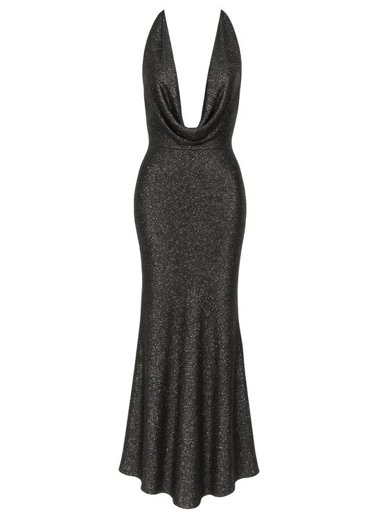 MAI MAI Sukienka wieczorowa VANESSA Srebrny Feminine Fit