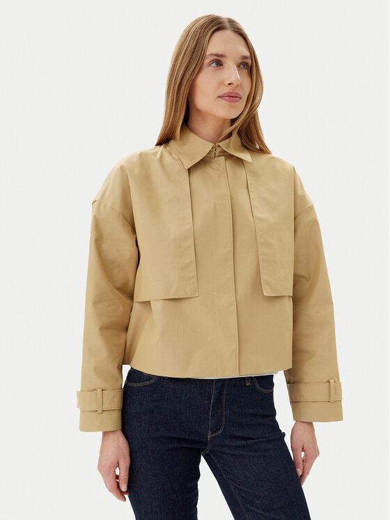 Calvin Klein Damska 'Kurtka przejściowa, rozmiar 38, Beżowa, K20K208379