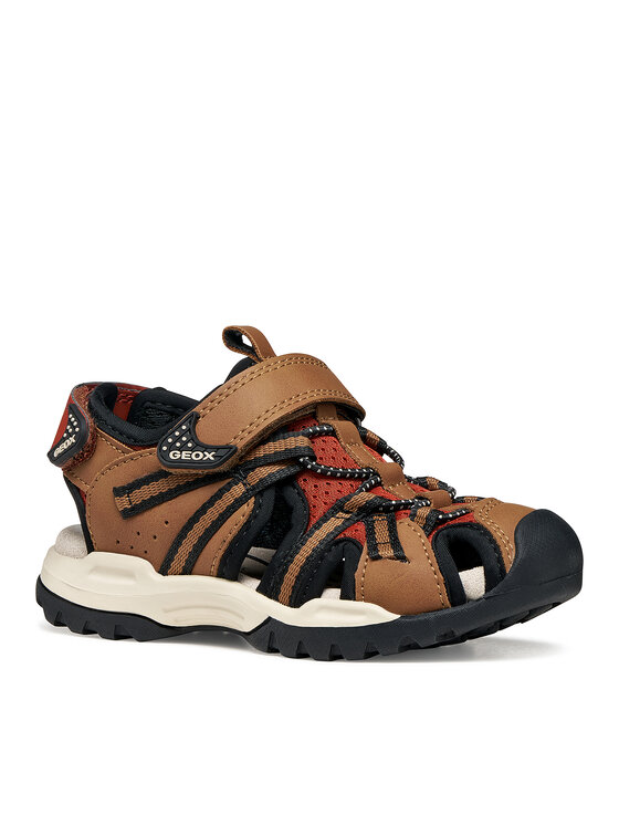 Geox Geox Sandály Jr Borealis J450RB 014ME CD6N6 M Hnědá