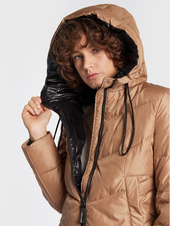 Volcano Volcano Преходно палто J-Monaco L22368-W23 Бежов Regular Fit