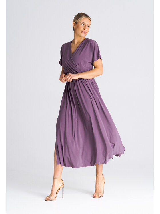 FIGL FIGLFIGL Vestito SUKIENKA M935 Viola Regular Fit