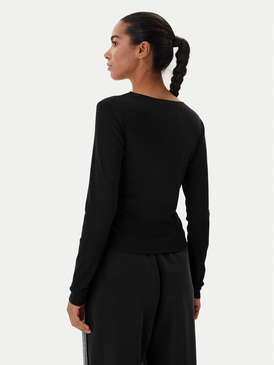 Guess Guess Majica V6RP08 KD932 Crna Slim Fit