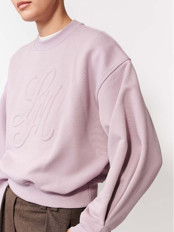 La Mania La Mania Felpa CREMA Viola Basic Fit