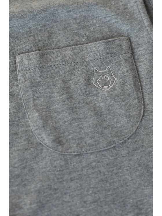 LaLupa LaLupa Bluzka LA015 Szary Comfortable Fit
