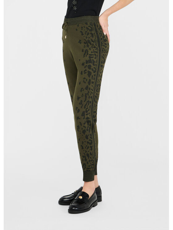 Liu Jo Liu Jo Pantaloni di tessuto TF5174MS49IA4350 Verde Regular Fit