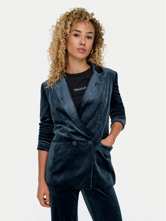ONLY ONLY Švarkas Astrid 15335850 Tamsiai mėlyna Slim Fit