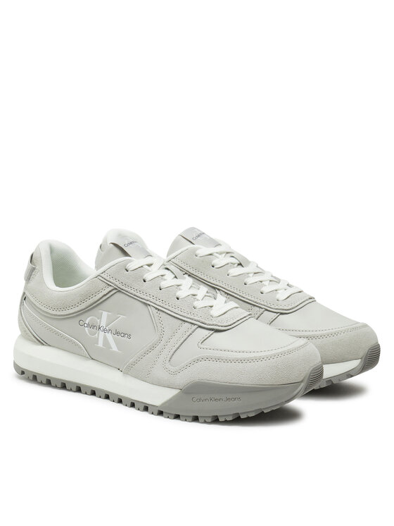 Calvin Klein Jeans Calvin Klein Jeans Сникърси Toothy Runner Irregular Lines YM0YM00624 Сив
