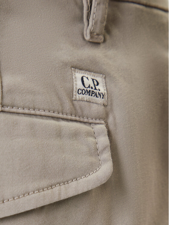 C.P. Company C.P. Company Kalhoty z materiálu 20CMPA744A005694G Béžová Regular Fit
