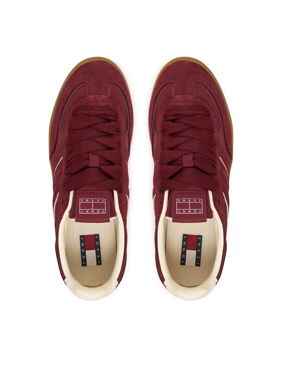 Tommy Jeans Tommy Jeans Snīkeri The Greenwich Edge Suede EN0EN02924 Bordo