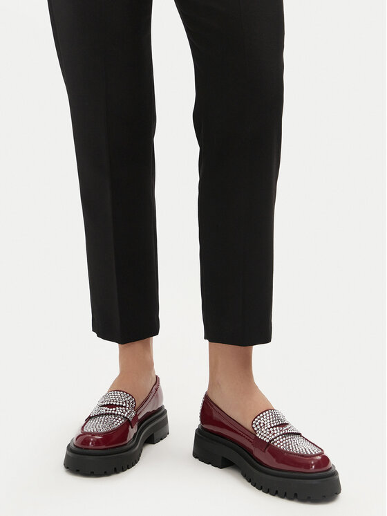 Steve Madden Steve Madden Slipper Longhaul SM11003448 Dunkelrot