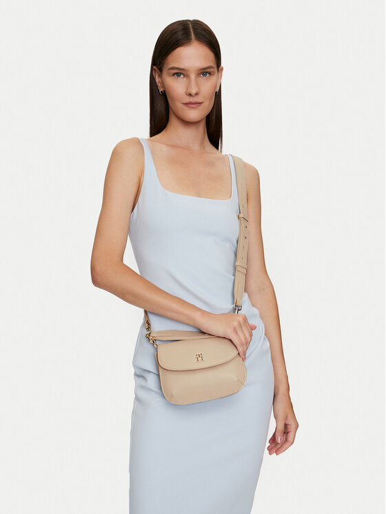 Tommy Hilfiger Tommy Hilfiger Torbica Chic Crossover AW0AW16686 Bež