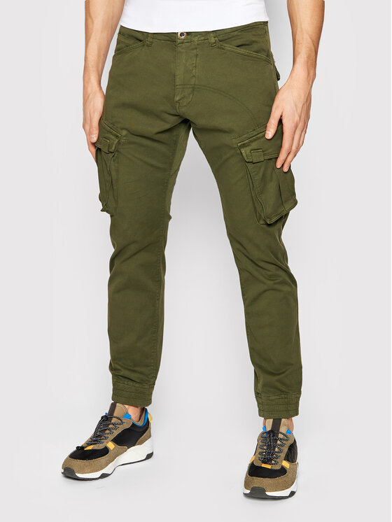 Alpha Industries Alpha Industries Joggers kalhoty Spy 116203 Zelená Tapered Fit
