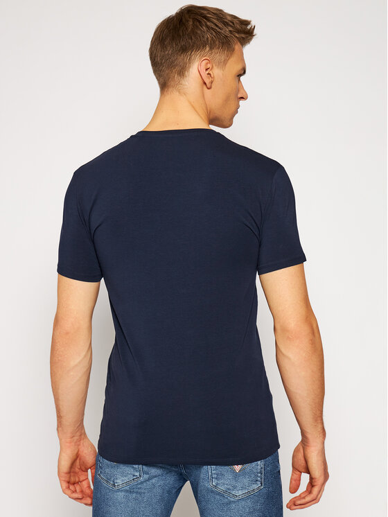 Guess Guess Majica M1RI32 J1311 M1RI32 J1311 Mornarsko modra Super Slim Fit