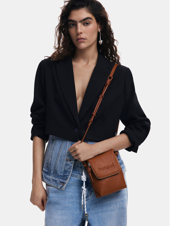 Desigual Desigual Borsa porta telefono 25SAYP18 Marrone