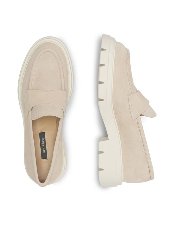 GINO ROSSI Gino Rossi Loafersy GRACE-E24-26372LM Béžová