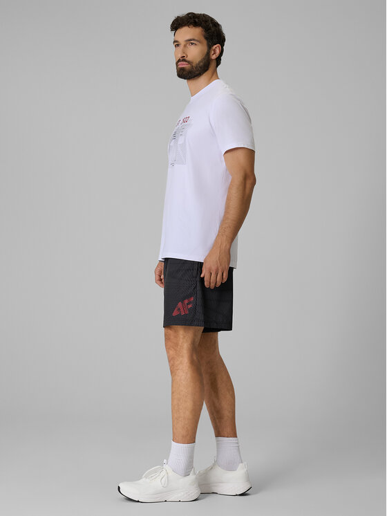 4F 4F T-Shirt AQUA FORCE Biały Regular Fit