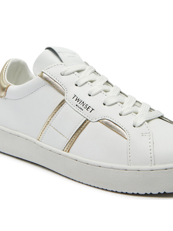 TWINSET TWINSET Sneakersy 241TCT090 Biały