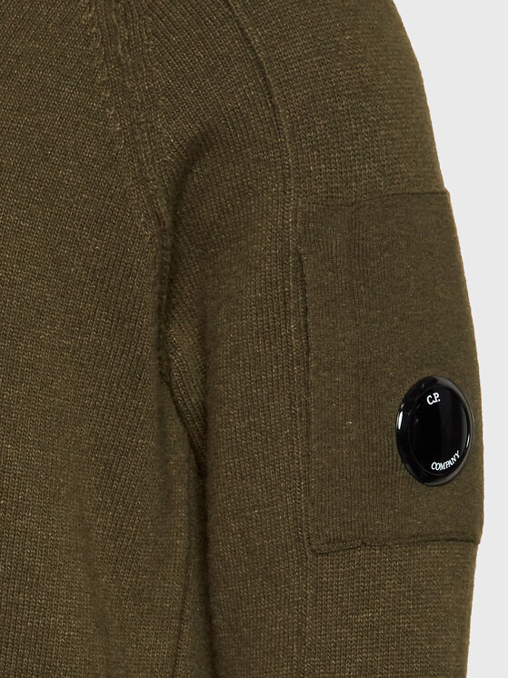 C.P. Company C.P. Company Пуловер 13CMKN099A 005504A Зелен Regular Fit