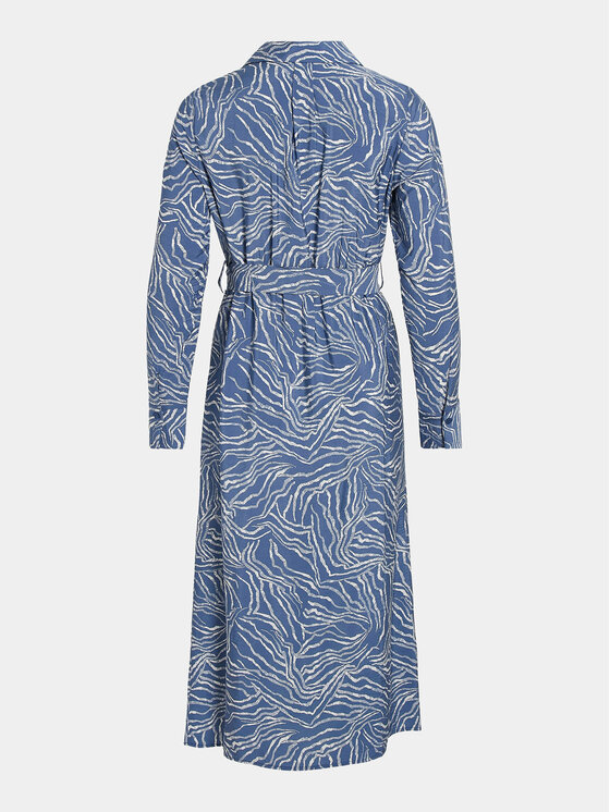 Vila Vila Hemdkleid Dogma 14096412 Blau Regular Fit