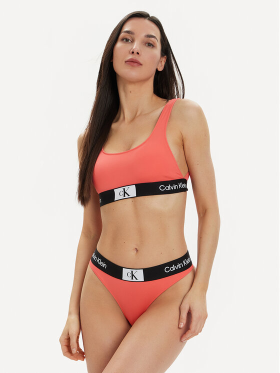 Calvin Klein Swimwear Calvin Klein Swimwear Vrchní část bikin KW0KW02354 Korálová