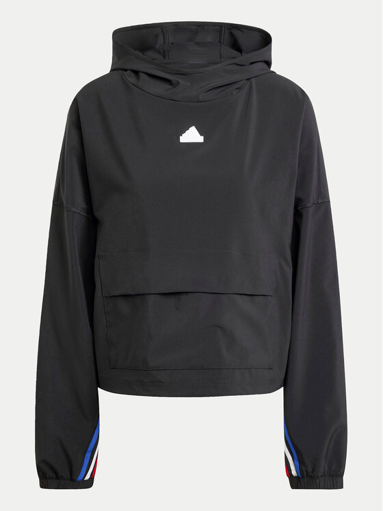 adidas adidas Majica dugih rukava Express IX3742 Crna Loose Fit