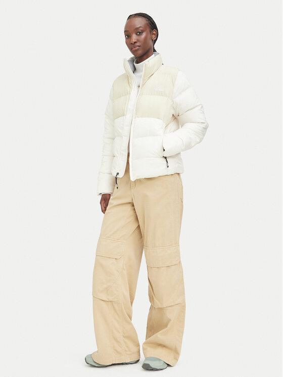 The North Face The North Face Зимно яке Saikuru NF0A8GCB Светлобежов Boxy Fit