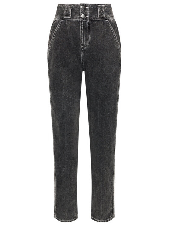 One Teaspoon One Teaspoon Jeansy Shustler 23925 Czarny Tapered Fit