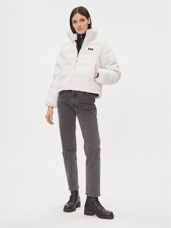 Helly Hansen Helly Hansen Kurtka zimowa Yu Teddy Pile 54065 Biały Regular Fit