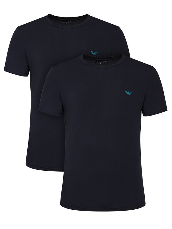 Emporio Armani Underwear Emporio Armani Underwear 2 marškinėlių komplektas EM000391 AF10776 MB143 Tamsiai mėlyna Regular Fit
