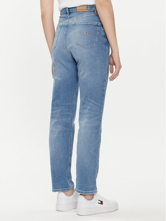 Tommy Jeans Tommy Jeans Džinsai Julie DW0DW17615 Mėlyna Straight Fit