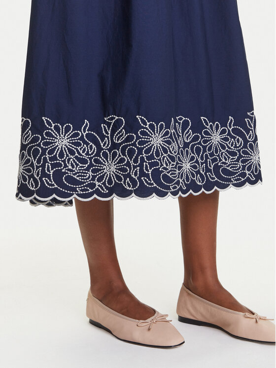 United Colors Of Benetton United Colors Of Benetton Rochie de vară 4KUSDV0B7 Bleumarin Regular Fit