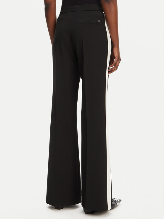 HUGO HUGO Spodnie materiałowe Hizana 50544753 Czarny Flare Fit