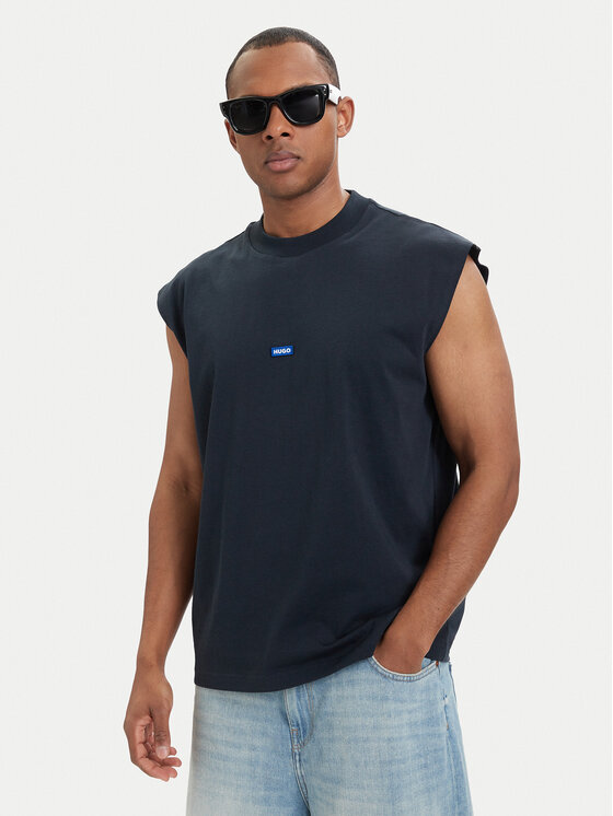 HUGO HUGO Мъжки топ Navertz 50509773 Син Regular Fit