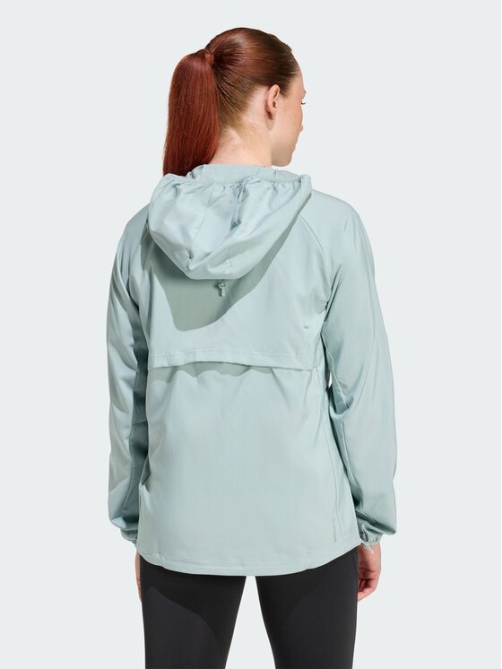 adidas adidas Kurtka do biegania 158797 Zielony Regular Fit