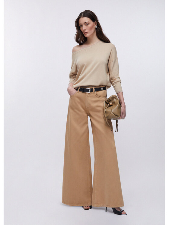 Liu Jo Liu Jo Maglione WA6283MS49I41208 Beige Regular Fit