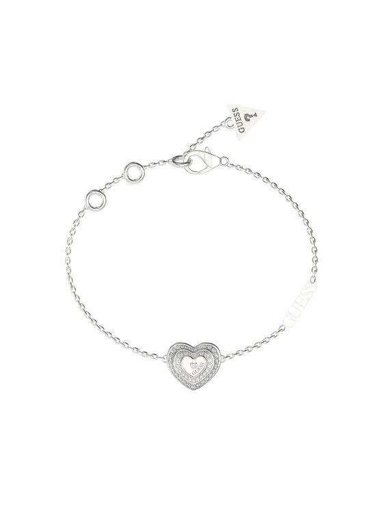 Guess Náramok JUBB04031JWRHS Strieborná