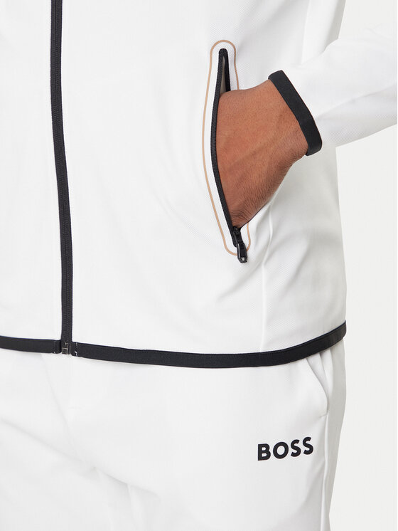 BOSS BOSS Felpa Sicon 50542948 Bianco Regular Fit
